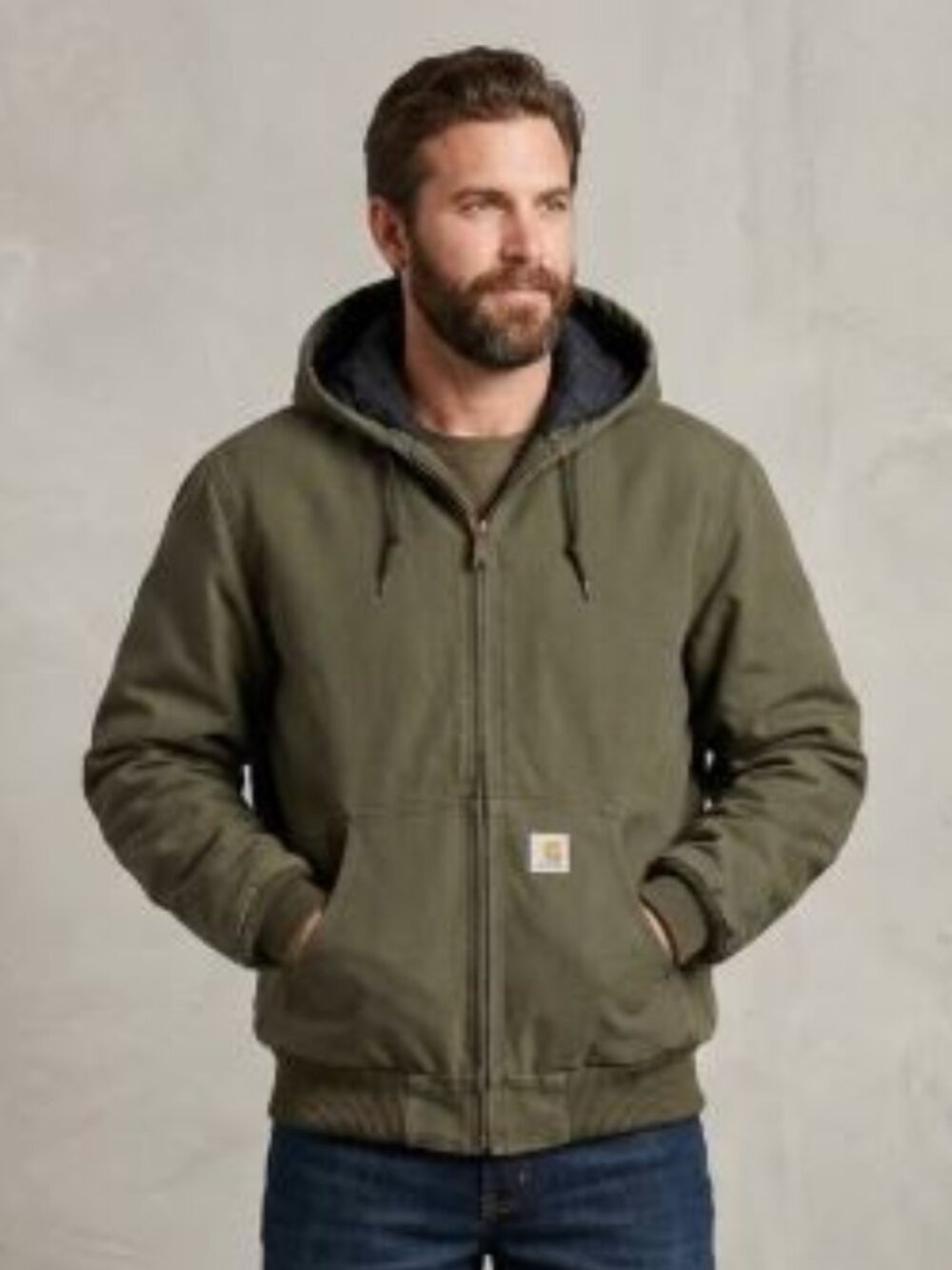 Carhartt Men's XL Washed Duck Insulated Active Jacket Moss Green NWOT